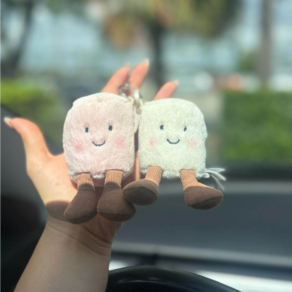 Jellycat Marshmallow keychain